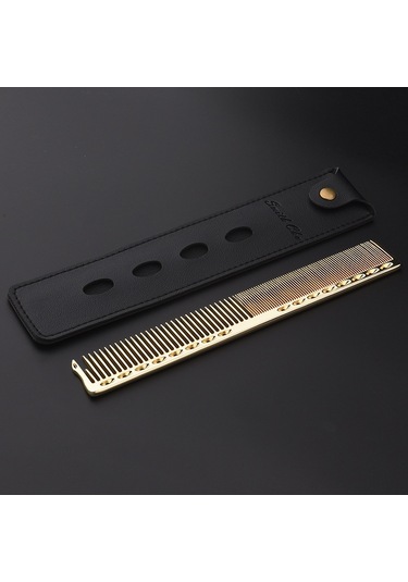 Jzcat Çelik Saç Tarak Profesyonel Kuaför Kuaförlük-altın Rengi