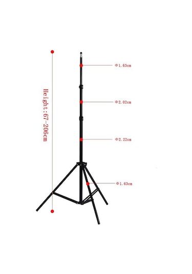 ​Teleskopik Tripod Uzun Tripod 2.1 M Tripod
