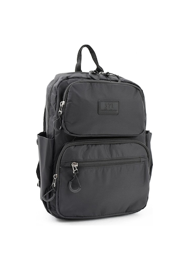 Ultra Hafif Şik Ve Su Geçirmez Orta Boy Sırt Çantası Siyah Model: 571-13-9d Siyah