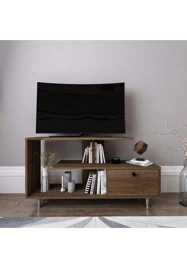 Mıxı Tv Ünitesi Tv Sehpası 120 Cm Ceviz