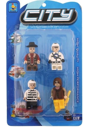 Bıg25792b Mega. Ausini City 4'lü Figür.