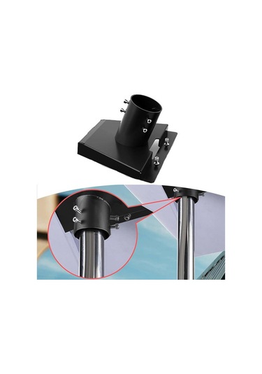 Sones Starlink Gen 3 / V4 Üçgen Braket Tabanı Siyah İçin