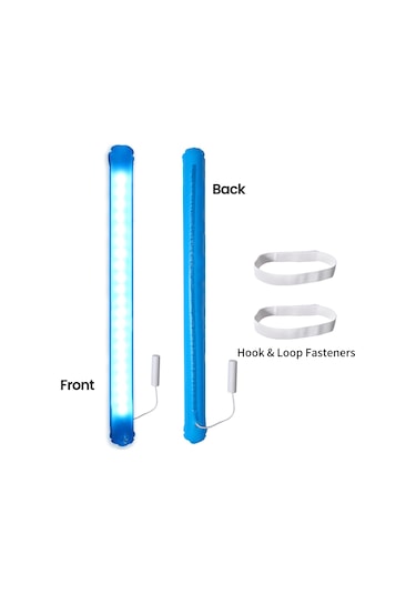 Hfambition Rgb Led Halka Işığı, Çift Katlı, 8-14 Saat Süre, 280 Lumen, Usb Şarjlı, Kamp/tente Uygun, Taşınabilir, Hava İle Doldurulabilir Çok Renkli