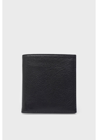 Kanuga Ysmn0210 Siyah Unisex Deri Cüzdan Siyah
