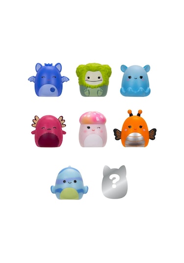 Squishmallows Squish-a-longs 8 Figür + Yüzük Set Seri 2 Al0025