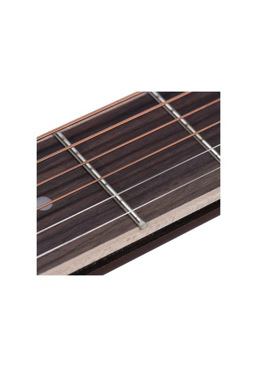 Ammoon Taşınabilir Cep Akustik Gitar Uygulama Aracı Gadget Akor Eğitmeni 6 Dize 4 Fret Modeli Gül Ağacı Klavye Ahşap Tahıl Yeni Başlayan Öğrenci İçin