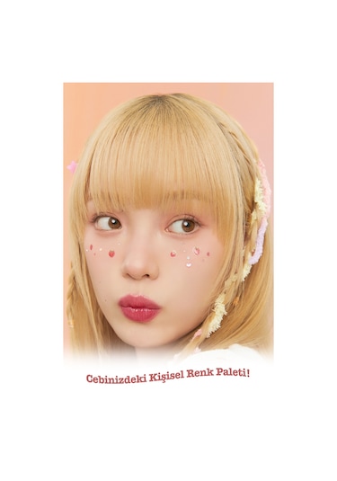 Mat, Parıltılı Tonlarda 5'li Far Paleti Perıpera Ink Pocket Shadow Palette 08 Strawberry In Mute 08 Strawberry In Mute