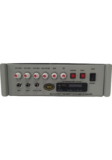 Westsound Tks 100 M Usb Dc 12V 100W Amplifikatör