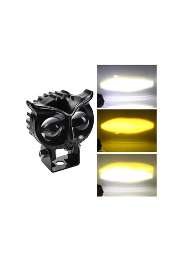 Off Road Sis Lambası 40w Beyaz-amber Çakarsız 12-30v 1 Adet