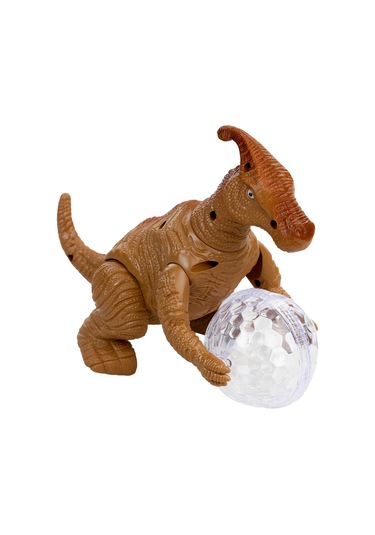 Can Oyuncak Kutulu Sesli ve Işıklı Dinazor Kahverengi