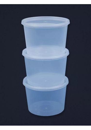 Eco Pack Tek Kullanımlık Kapaklı Kavanoz Konteyneri 109778799 100 adet