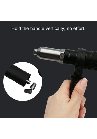 Elektrikli Akülü Perçin Makinesi Perçinleme Aleti Matkap Perçin Adaptörü Aksesuarları