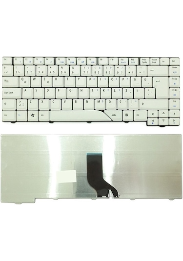 Acer Aspire 4520, 5320, 5520, 5520g 5920g 5920z Notebook Klavyesi Beyaz Tr