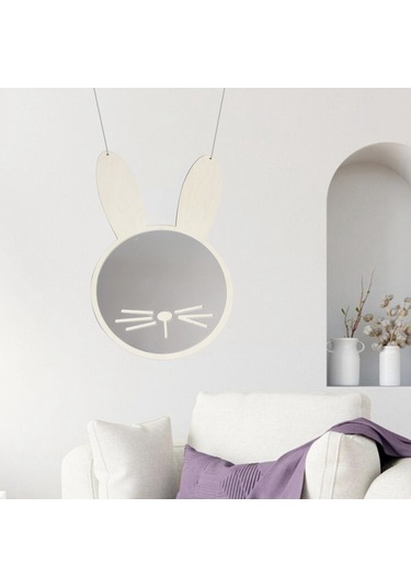 Suntek Magideal  Nordic Akrilik Dekoratif Duvar Vintage Oyma Tavşan