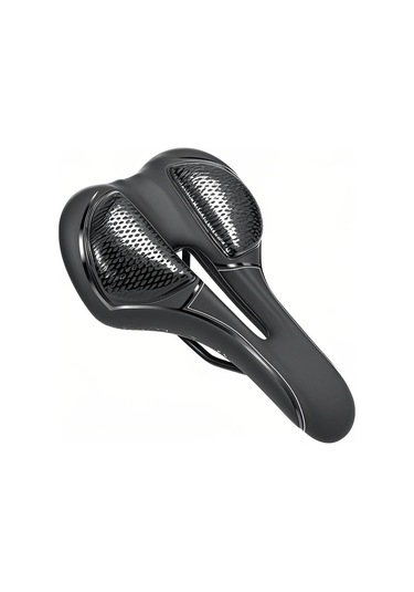 Yaozixa Bisiklet Lastiği Silikon Yastık, Arka Fener Takılabilir, Dağ Bisikleti Konforlu Oturak, Yılan Balığı Desenli Silikon Tipi Çok Renkli