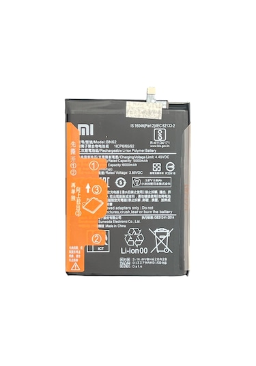 Xiaomi Redmi 9t Bn62 Batarya