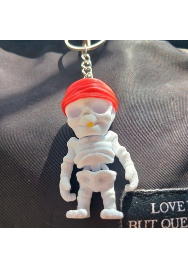 3dfuryam İskelet Anahtarlık