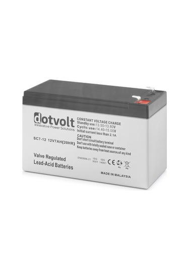 Büro Ev Ofis Cihazları İçin 12v 7ah Kuru Tarz Akü