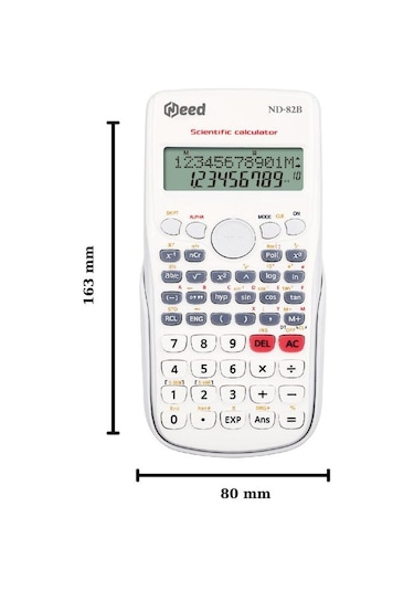 Need Nd-82b Beyaz 240 Fonksiyonlu Bilimsel Hesap Makinesi Beyaz