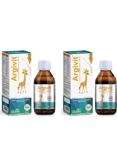 Argivit Arjinin İlaveli Multivitamin Şurup 2 x 150 ML