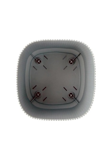 Omnipazar Krs-242 Pera Kare Dekoratif Kaktus Sukulent Saksı 1,20 Litre No 2 Kahverengi