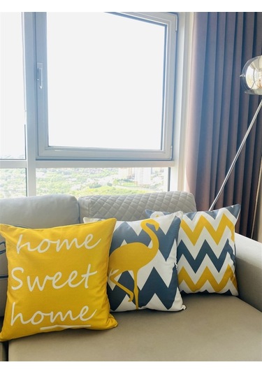 Dekoratif 3'Lü Kombin Kırlent Kılıfı Seti