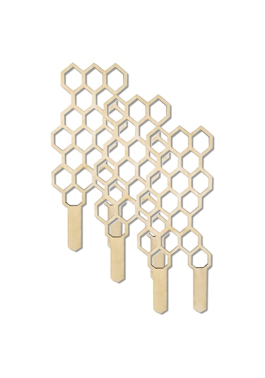 Jeehugo 3'lü Ahşap Bitki Tırmanma Aklı - Ev Bahçe Süs Bitkileri İçin Dayanıklı Tutucu, Kolay Kurulum, Çiçek Ve Saksı Bitkileri İçin Destek