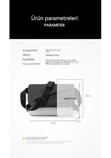 Trendy Casual İşe Gidip Gelme Omuz Çantası Çapraz Çanta-koyu Mavi Koyu Mavi