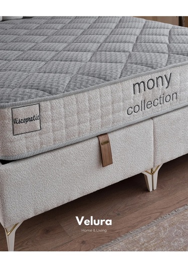 Viscopratic Tek Kişilik Yatak Baza Başlık Seti 140 X 200 140 x 200 CM