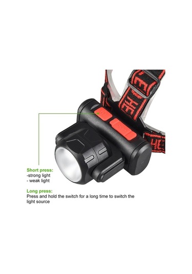 Ulzyvf Yürüyüş Süper Su Siyah Parlak Led Lambası Koşu Kamp Kafa Işık İçin Geçirmez Feneri Far El Başkanı Balıkçılık Ayarlanabilir Qo Siyah