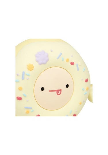 Suntek Silikon Donut Gece Lambası, Komik, Yumuşak, Yatak Odası Beyaz Çok Renkli