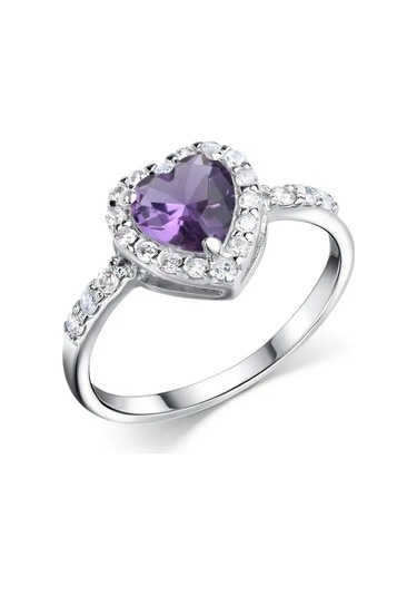 Gold Plaza Jewelry Taşlı 925 Ayar Gümüş Kuyumcu Yüzük 145497424 Gri