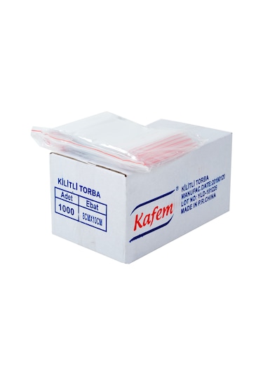 8 X 10 Cm Kilitli Poşet / Naylon Torba 1000 Adet - Kafem