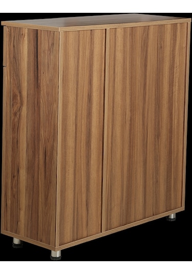 Ayakkabılık Çok Amaç Model Parlak Ceviz Hard Suntalem Demonte 5raf El Yapım Ahşap