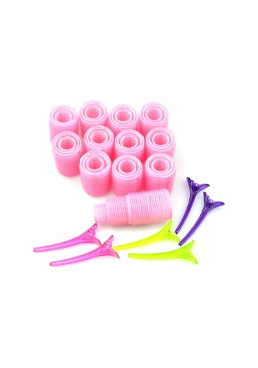 Vkemall "taşınabilir Saç Maşası Seti - 36 Adet Nylon Saç Kıvırıcı + 6 Kristal Klips İle Pratik Şekillendirme"