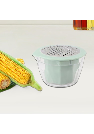 Suntek Mısır Soyma Aleti Ev Aileleri İçin Taşınabilir Mutfak Açık Yeşil