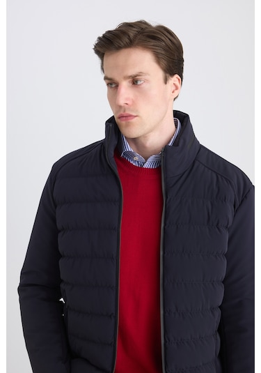 Twn Relaxed Fit Lacivert Düz Mont 5ec073082006m Çok Renkli