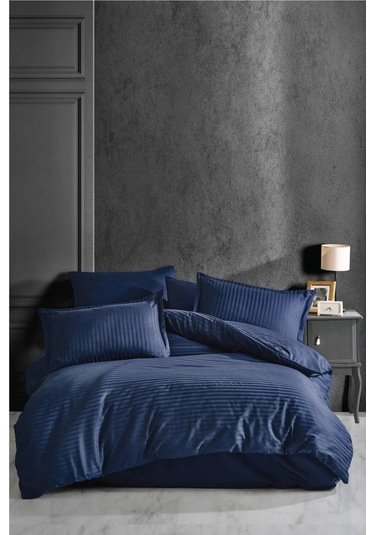 Clasy Tek Kişilik Ranforce Yorgan Suave 17 Lacivert Çok Renkli