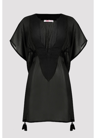 Penti Siyah Basic Kaftan Plyk7c8322ıy-bk5 Siyah