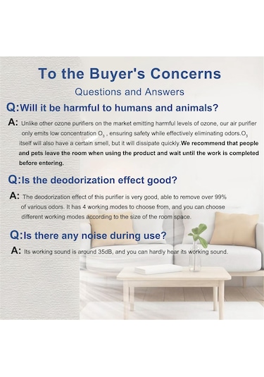 Xiaaokeji Güçlü Koku Giderici Koku Giderme Hava İyonlaştırıcıları Eu Fişi
