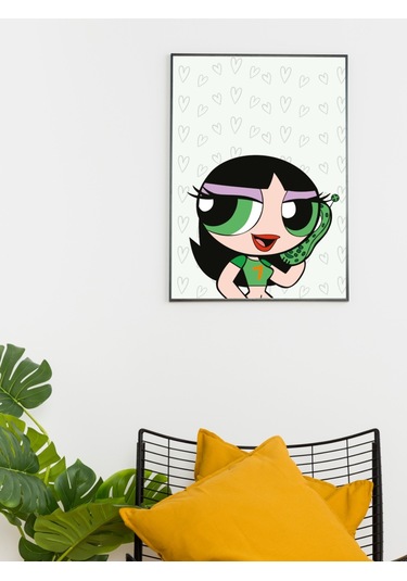 Powerpuff Girls Tasarımlı 24 33 Cm 350 Gr. Kuşe Kağıt Poster 7ytk