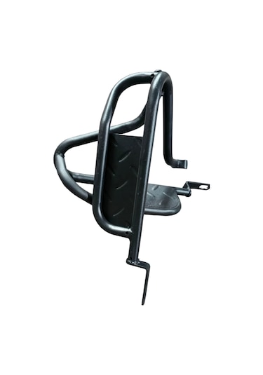 Motosteel Cg Amortisör Bağlantılı Arka Basamak Siyah
