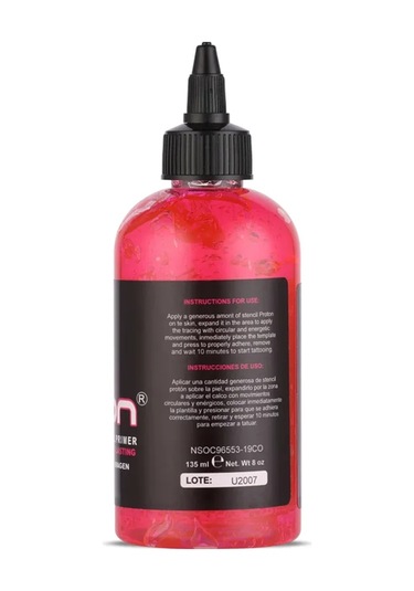 Proton Pink Stencil Prime Gel Dövme Transfer Jeli 8oz - 240 Ml