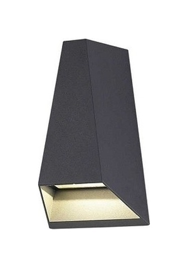 Dekoratif Led Aplik Çift Yönlü Desenli Aydınlatma Duvar Aplik Antrasit