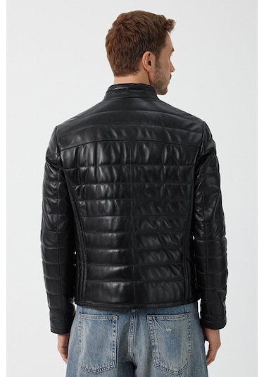 Lugano Siyah Deri Mont 001