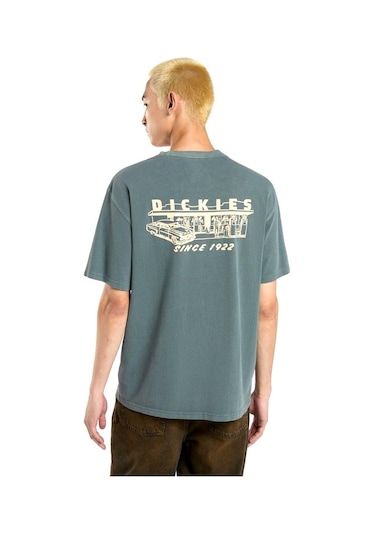 Dickies Service Station Ss Tee T-shirt - Dk0a4z8xg701-9904 Mavi