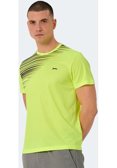Slazenger RAVEN Erkek  Neon Sarı Tişört