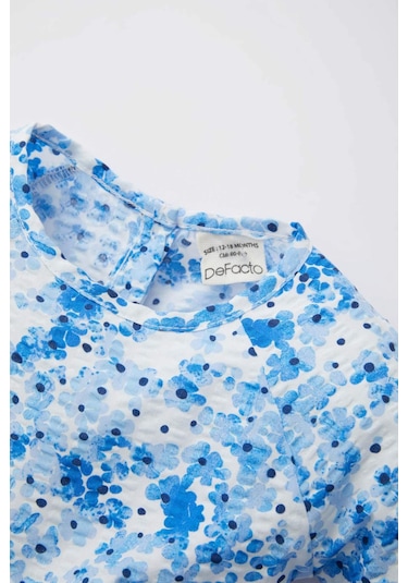 Defacto Kız Bebek Çiçekli Uzun Kollu Gofre Dokulu Elbise B9290A524SPWT34 Beyaz Defacto Kız Bebek Çiçekli Uzun Kollu Gofre Dokulu Elbise B9290A524SPWT34 Beyaz