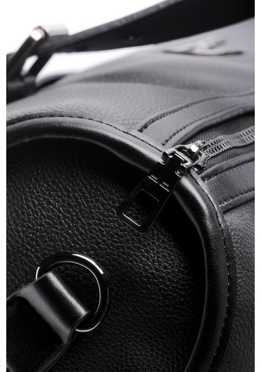 Deri Company Erkek Basic Seyahat Çantası Floater Desen Siyah (7777S) 116016 Siyah