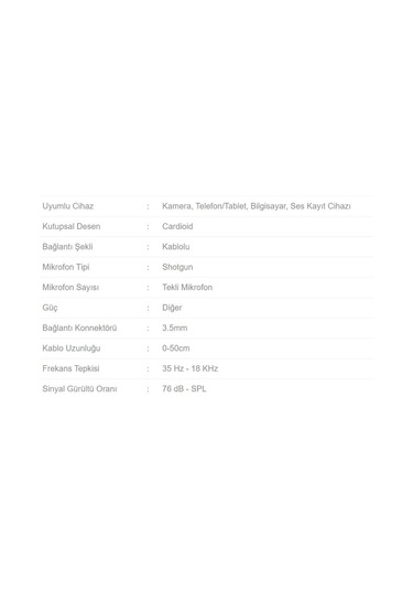 Boya By Mm1 Condenser Shotgun Mikrofon